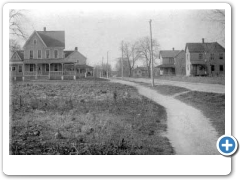 New Gretna - looking north from the Presbyterian Church on Allentown Road (Now North Maple Avenue), circa 1920's - Pete Stemmer