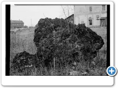 A slag heap at Batsto around 1936.    HABS