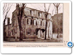 810Bordentown - Hopkinsom House - 1909