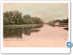 A stretch of the Delaware and Raritan Canal near Bordentown