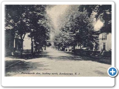 Bordentown - Farnsworth Avenue looking north at the early 20th century