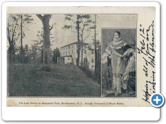 This 1907 Bordentown postcard shows Joseph Bonaparte as king of Spain and Point Breeze House