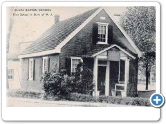 A later view of the Clara Barton School (at the intersection of Burlington and Crosswicks Streets) in Bordentown in the early 20th century