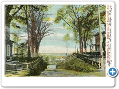 Hill Top at the foot of Farnsworth Avenue about 1907