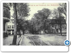Bordentown - Farnsworth Avenue at Park Street around 1911