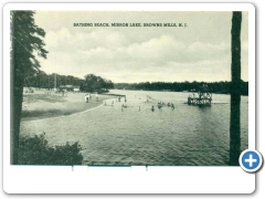 Browns Mills - Bathing Beach at Mirror Lake