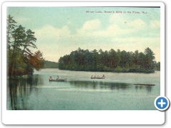 Browns Mills in the Pines - A view of Mirror Lake - 1910