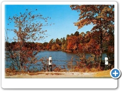 A lake view at Browns Mills in the Pines