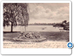 Burlington - The Delaware River from the Water Works - 1906