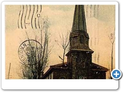 First Baptist Church in Burlington about 1908