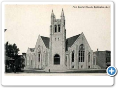 A newer version of the First Baptst Church of Burlington