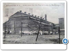 Burlington - A closer view of the United States Cast Iron Pipe and Foundry Company works 1910