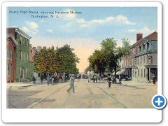 Burlington - High Street Farmers Market about 1910
