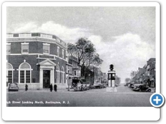 brlngtn - High Street Looking North and featuring the Mechanics National Bank.  Probably around 1910 or so.