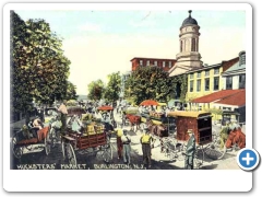 Burlington - A view of Hucksters Market