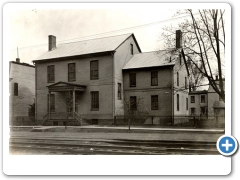 James Kinsey-William Griffith-Moose Family House, Broad St., Burlington, date unknown (owned by Dr. Cassidy in recent years, 1939) - NJA
