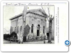 In 1904, the date this card was mailed,  this was the Burlington Library
