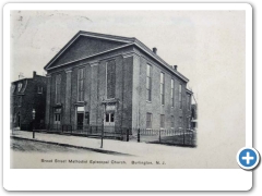 Broad Street Methodist Church in Burlington about 1907