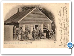 A 1909 postcard depicting Burlington's first dedicated libray building.  The picture looks mid/3rd quarter 19th century or so to me.