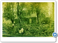 Storm damage in Burlington aroundin 1906