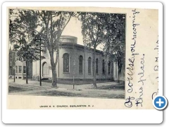 Burlington Union ME Church around 1906