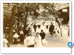 Early 20th century fun at Burlington Island Park