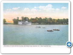 Steamboats at Burlington Island - PWS