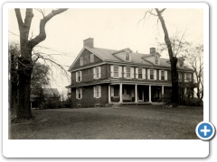William and Susan Newbold House, one mile east of Georgetown, Chesterfield Twp., 1769 (owned by Mrs. John B. Atkinson, 1939) - HABS