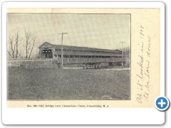 Crosswicks - Crosswicks Creek Covered Bridge - Image cuurtesy of the Groveville Memories Blog