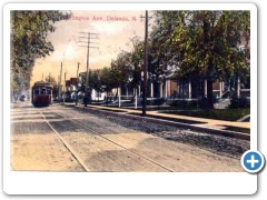 Delanco - Burlington Avenue with Trolley around 1914