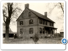 Easthampton - Brick House, east side of Mount Holly-Jacksonville Road, Eastampton Twp., date unknown (owned by Frank E. Snyder, 1935) - NJA