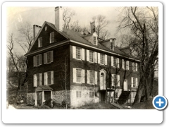 Field Mansion-Richards Tavern on Delaware River (also owned by Richard Brown), Fieldsboro (formerly White Hill), possibly 1725 (owned by Mrs. Douglas, 1939) - NJA