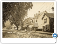 A William B. Cooper photo of Main Street in Medford around 1909