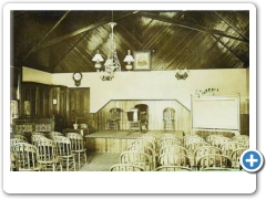 Medford - The interior of an unidentified Meeting Hall 