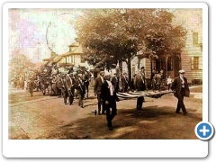 Medford - Old Home Week Parade on Main Street in  1914