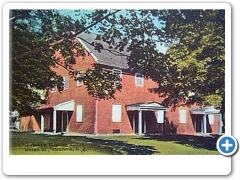 A colorful view of the Upper Evesham or Union Street Meeting as it was called to distinguish it from the newer (1843) Orthodox Meeting on Main Street