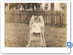 Mount Holly - A small child in back yard who might be named Worrell