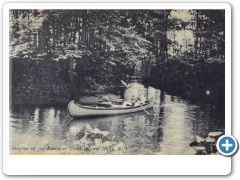 Mount Holly - Canoeing The Rancocas - 1920