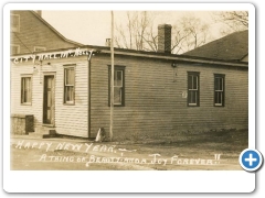Mount Holly City Hall - early 20th century.  Either Mount Holly believed very strongly in small gvernment or this is a joke.