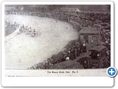 The race track at the Mount Holly Fair - 1910