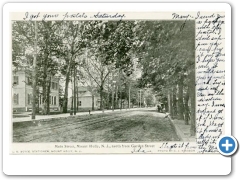 Mount Holly - Main Street At Garden - around 1910