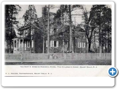 Mount Holly - Mary A Dobbins Memorial House - The Children's House