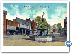 The Mill Street Fountain in Mount Holly