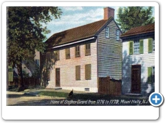Mount Holly - Stephen Girard House - 1911