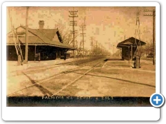 Palmyra - A different view of the railroad depot