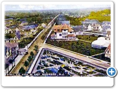 A bird's eye view of East Riverside around 1910