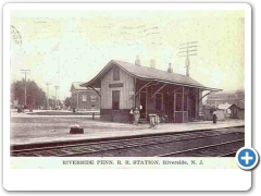The railroad station in Riverside around 1915