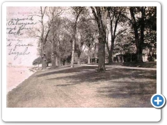 Bank Avenue along the Delaware River in Riverton around 1907