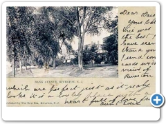 Another view of Bank Avenue in Riverton, this one from 1908