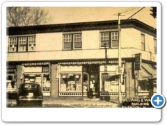 The Williams and Wright Building in Riverton some time in the 1940s